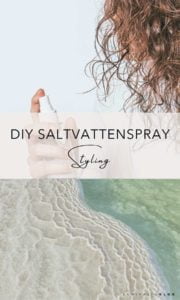 Saltvattenspray för hår
