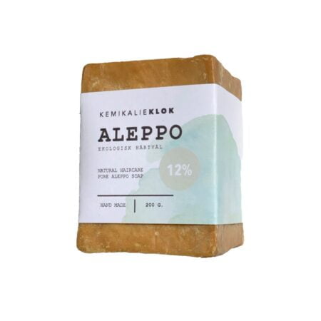 Aleppotvål 12% lagerbärsolja